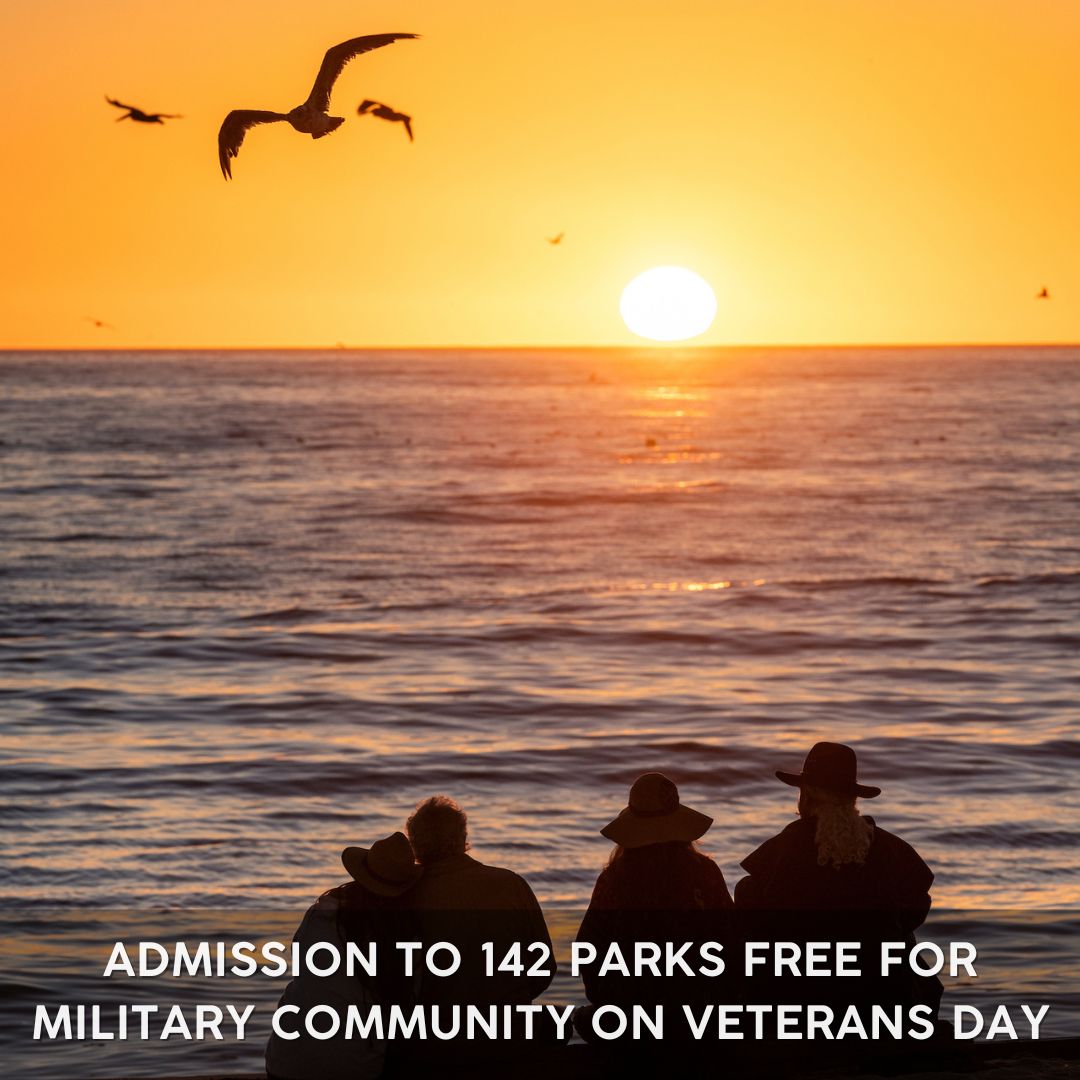 California State Parks Invites Military Community to Enjoy Free Admission to Over a Hundred Parks on Veterans Day